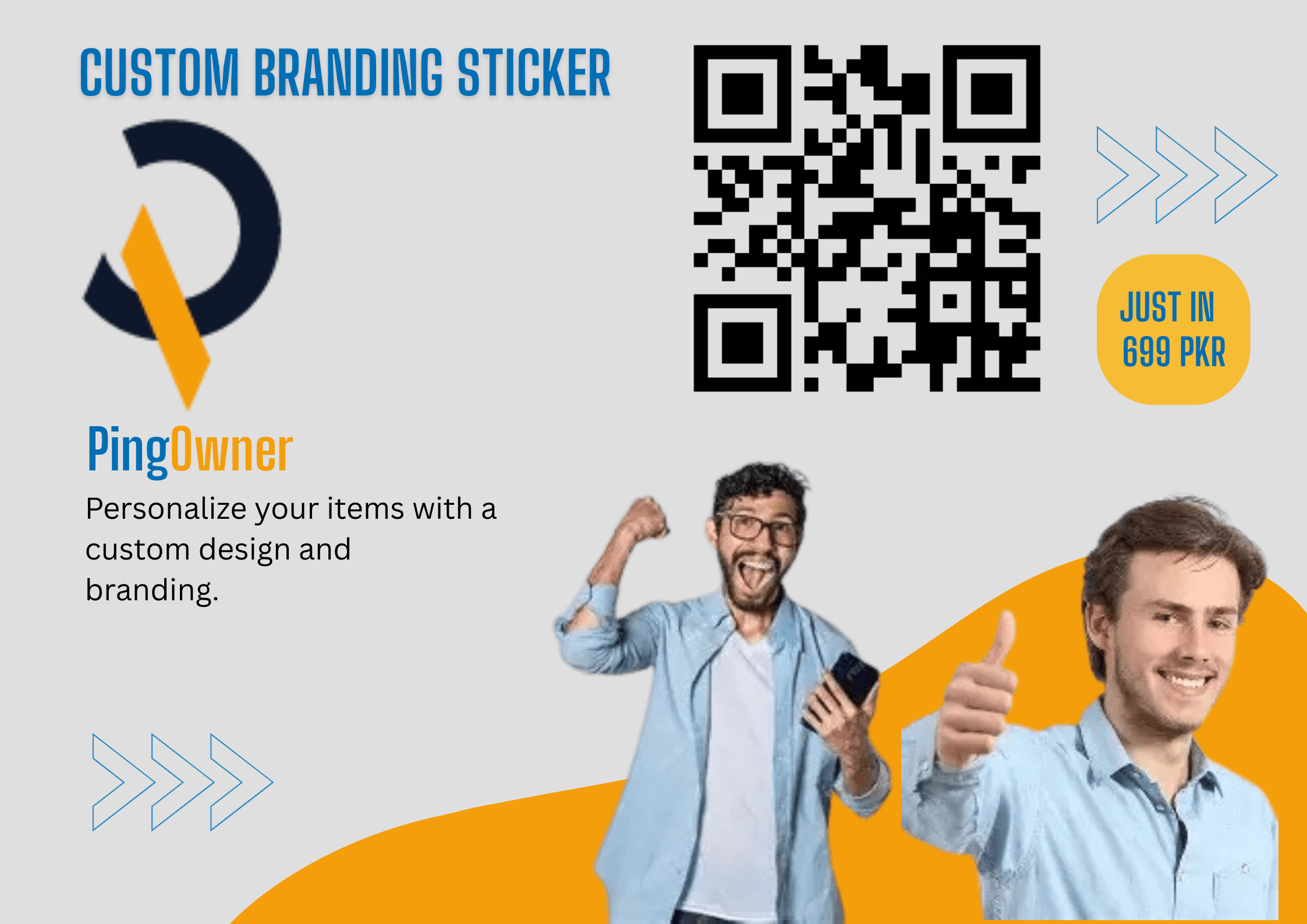 Custom Branding Sticker preview