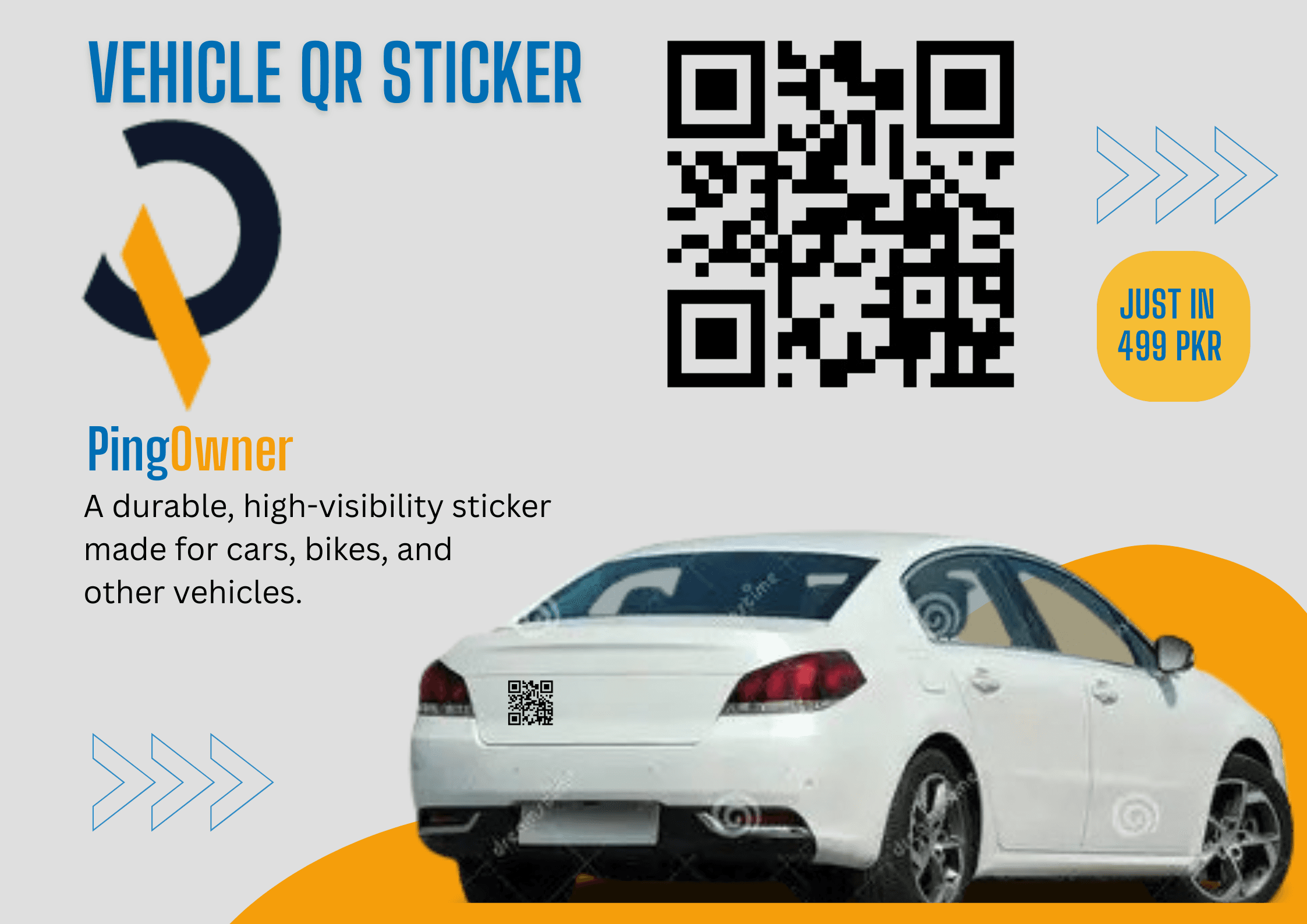 Vehicle QR Sticker preview